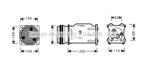 AVA QUALITY COOLING Kompressori, ilmastointilaite UVK061